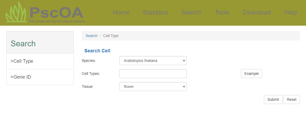 Search page screenshot 1